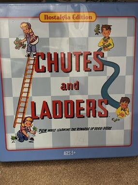 Chutes and Ladders Board Game - Blue